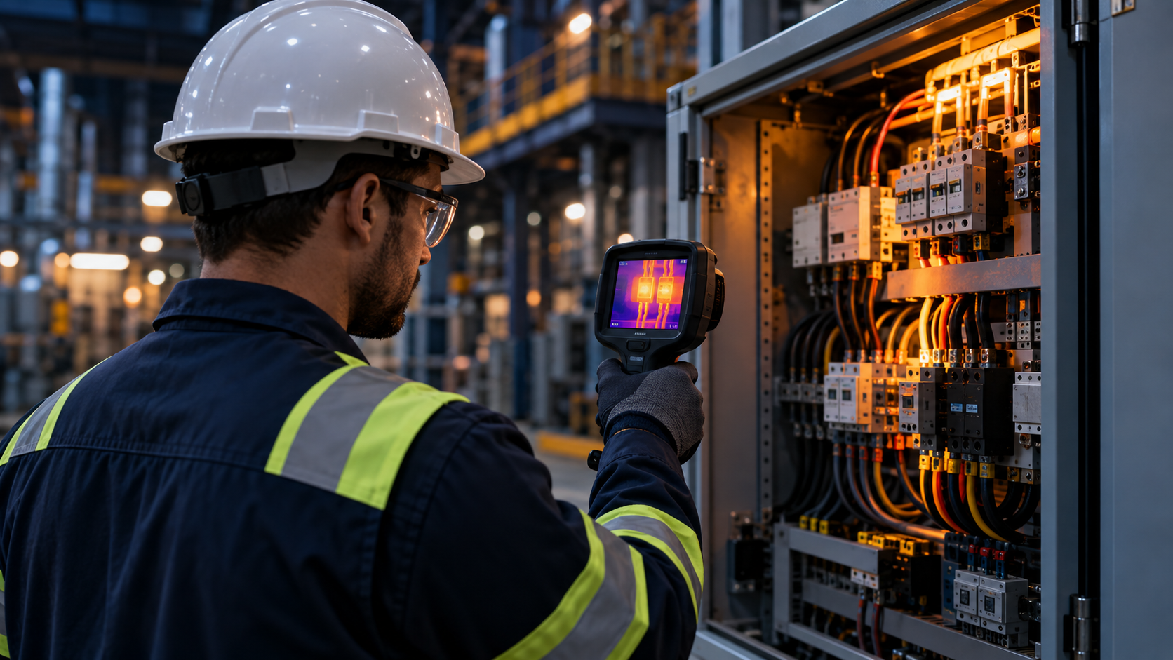 Roto Service engineer carrying out a safety inspection